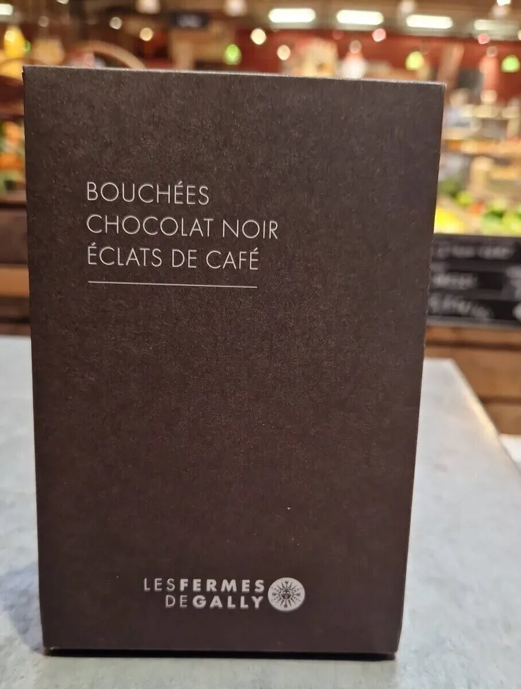 Bouchées Chocolat Noir Éclats de Café