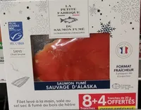 Saumon fumé sauvage d'Alaska