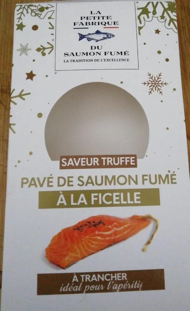 Pavé de saumon fumé à la ficelle