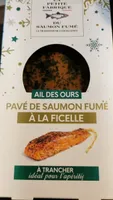 Pavé de saumon fumé a la ficelle