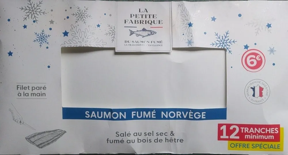 Saumon fumé au bois de hêtre et élevé en Norvège