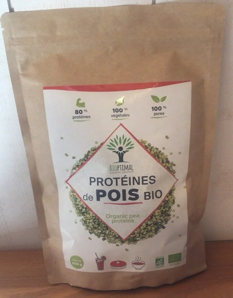 Protéine de pois bio en poudre
