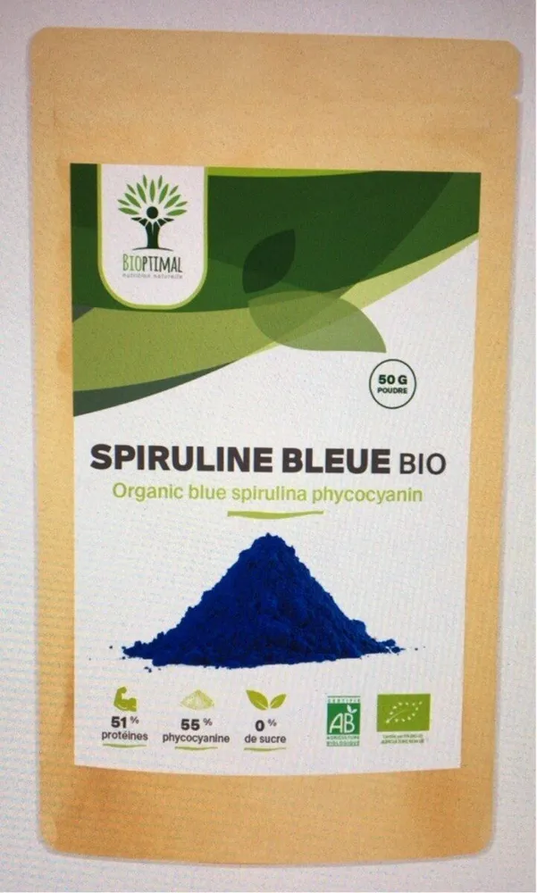 Spiruline bleue extrait de phycocyanine