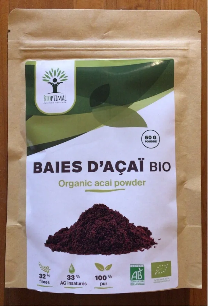 Açaï bio en poudre 50g