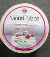 Yaourt glace framboise meringue