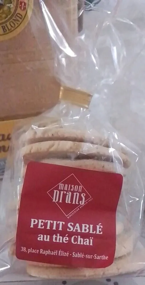 Petit sablé au thé chaï