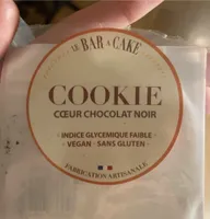 Cookie coeur chocolat noir