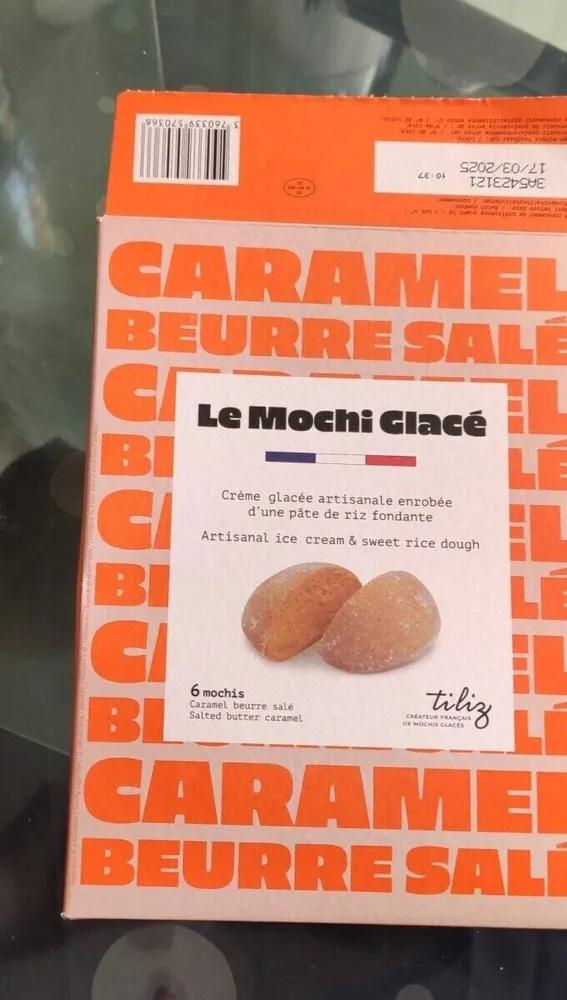 Le mochi glacé caramel beurre salé
