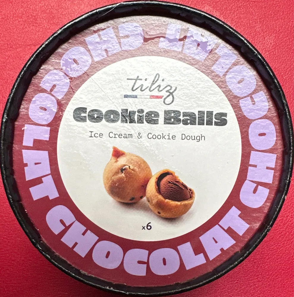 Cookie Balls Ice Cream & Cookie dough