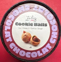Cookie Balls Ice Cream & Cookie dough