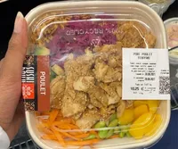 Poke poulet teriyaki