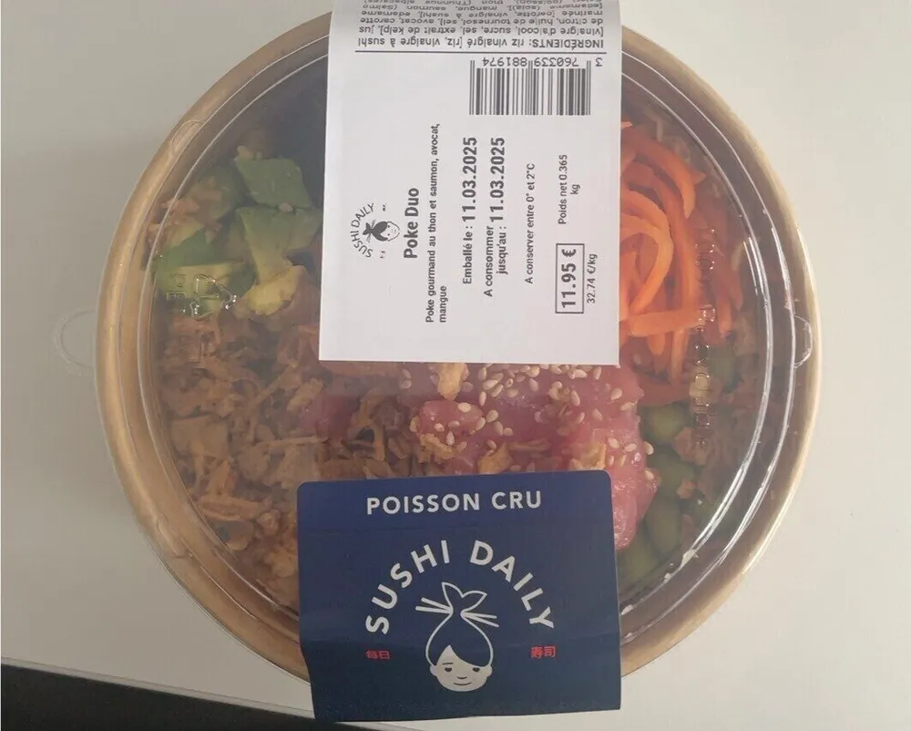 Poke duo sauce sésame