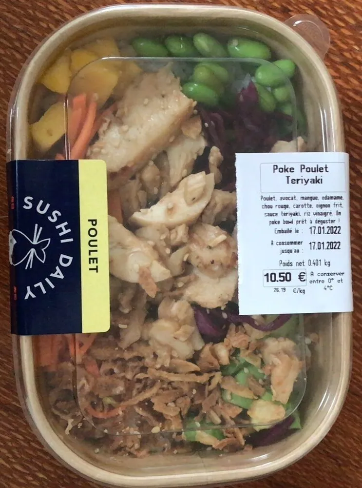 Poke Poulet Teriyaki