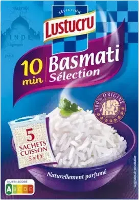 Riz basmati en sachet 5x 2 personnes