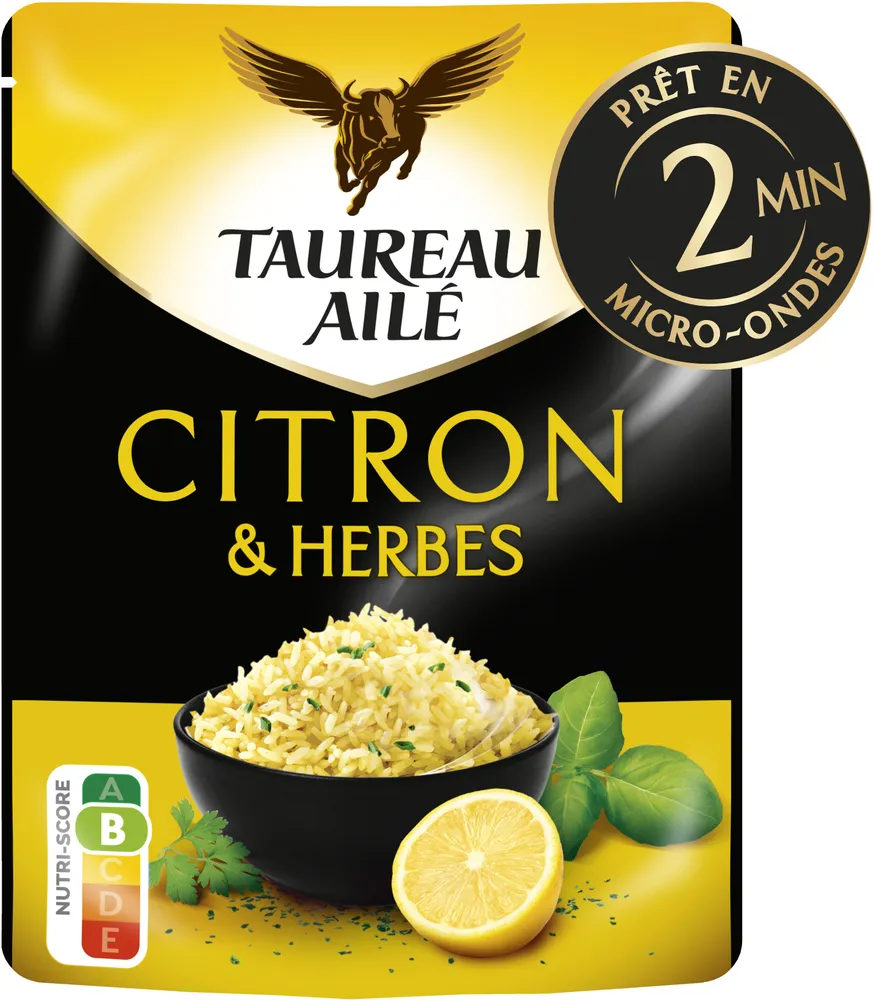 Taureau aile doypack basmati citron 220g