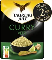 Taureau aile doypack basmati curry vert 220g