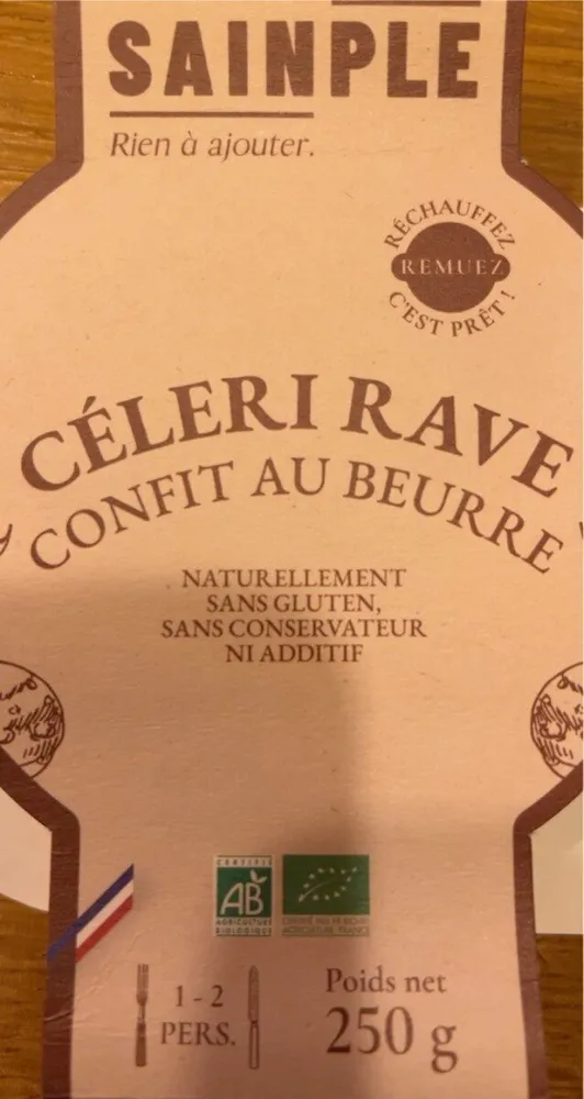 Celeri Rave confit au beurre