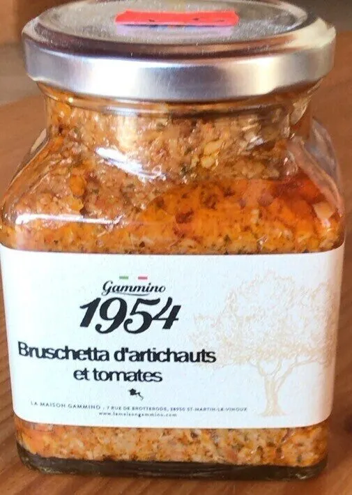 Bruschetta artichauts tomates