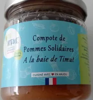 Compote de pommes solidaires à la baie de Timut