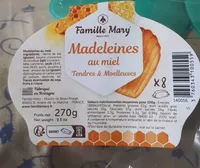 Madeleines au miel