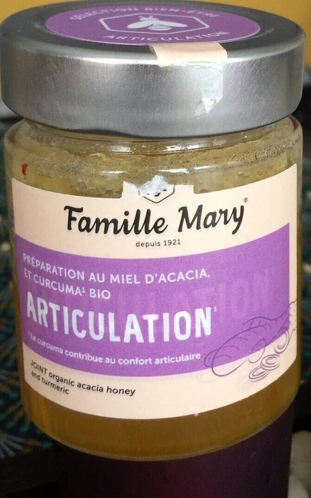Préparation au miel d’acacia et curcuma bio