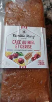 Cake au miel et cerise