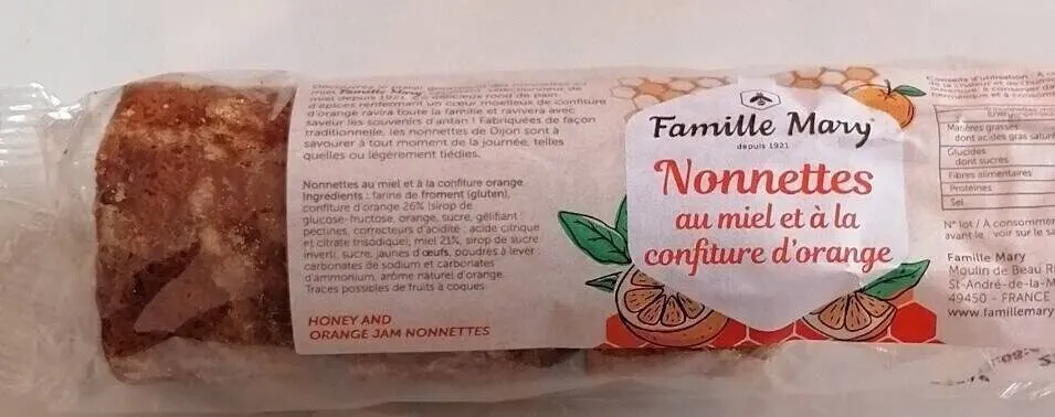 Nonnettes au miel et à la confiture d'orange