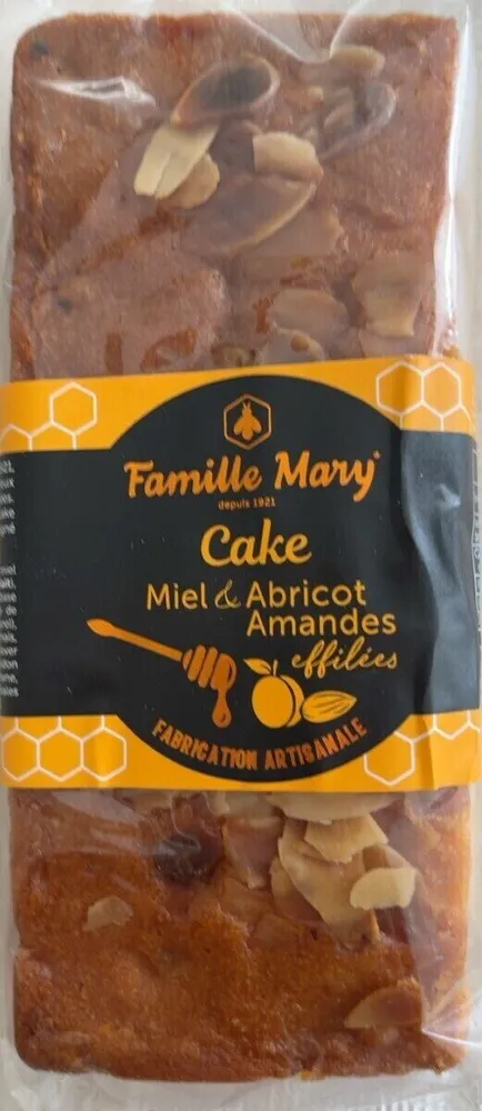 Cake miel & abricot &amandes