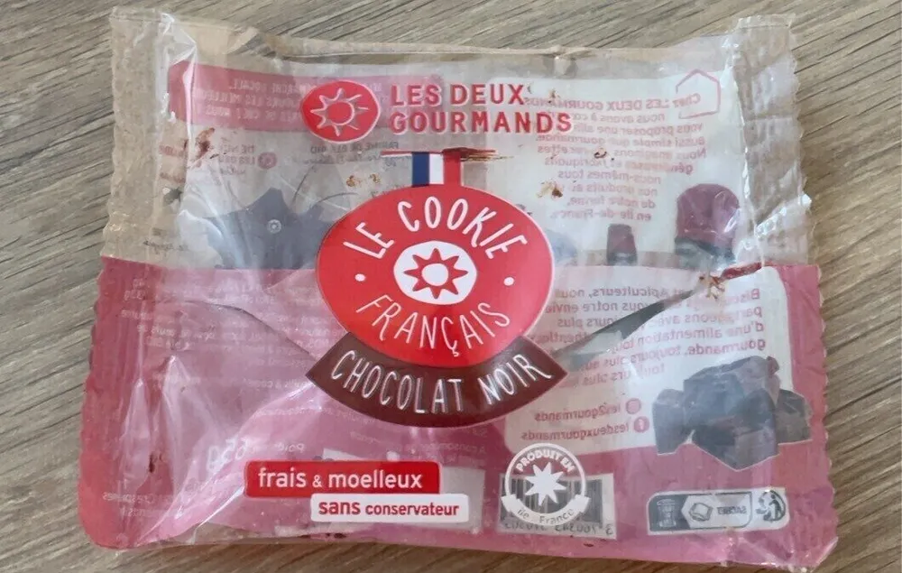 Le cookie français chocolat noir