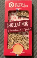 Chocolat Noir et éclats de biscuits au Coquelicot