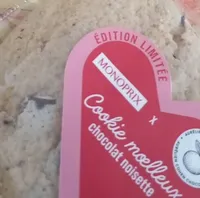 Cookie moelleux chocolat noisette monoprix