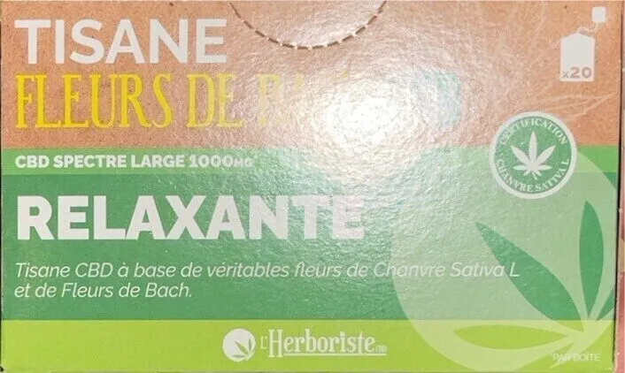 Tisane fleurs de bach cbd