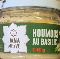 Houmous au basilic