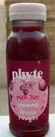 Pur jus pomme fruit rouge