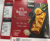 Gyozas japchae & légumes épices