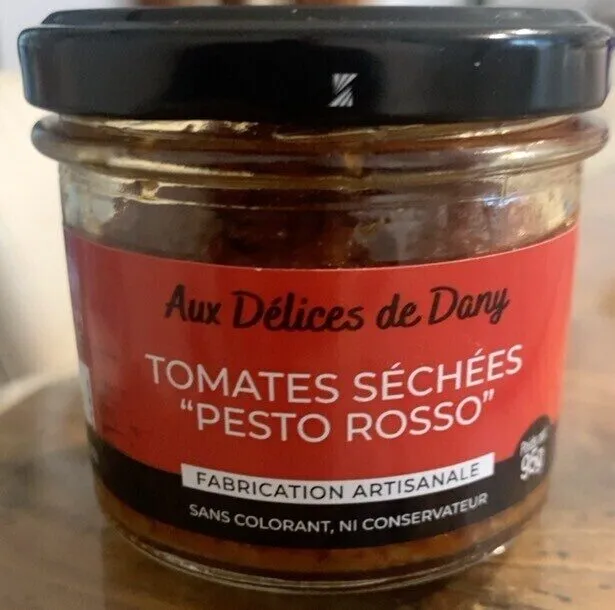 Tomates séchées, pesto, Rosso