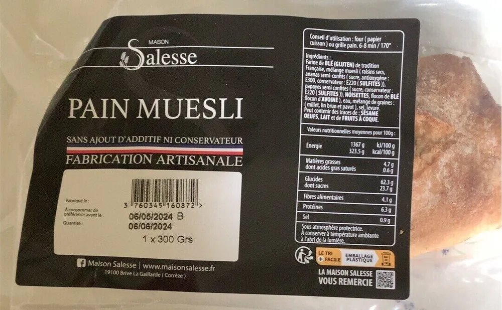 Pain muesli