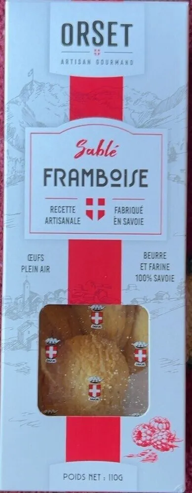 Sablé framboise