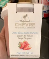 Crème glacée au lait de chèvre