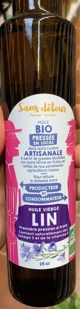 Huile de lin bio