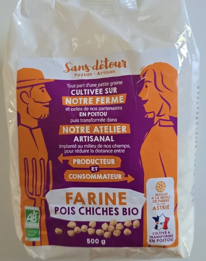 Farine poisson chiche bio