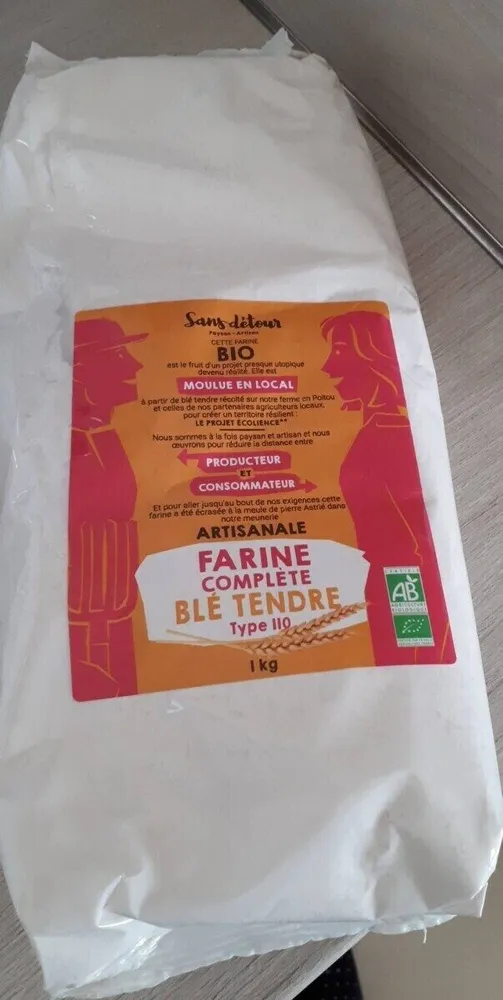 Farine complète de blé tendre type 110