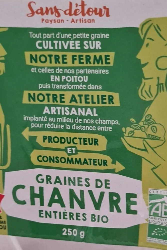 Chanvre entières Bio