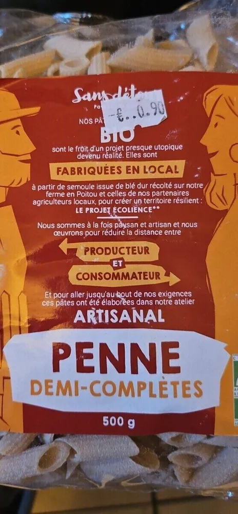 PENNE DEMI-COMPLÈTES