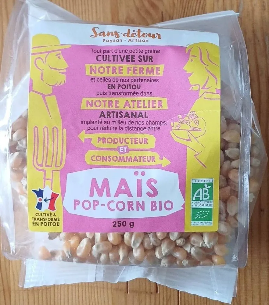 Maïs pop corn bio