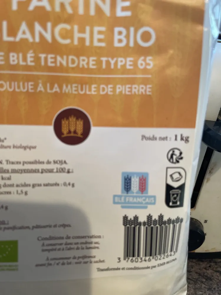 FARINE BLANCHE BIO