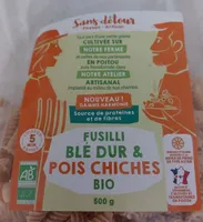 Fusilli blé dur et pois chiches