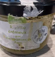 Risotto crémeux au champignons de Paris
