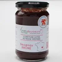 Confitures extra fraise épépinée bio