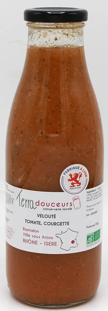 Soupe tomate courgette